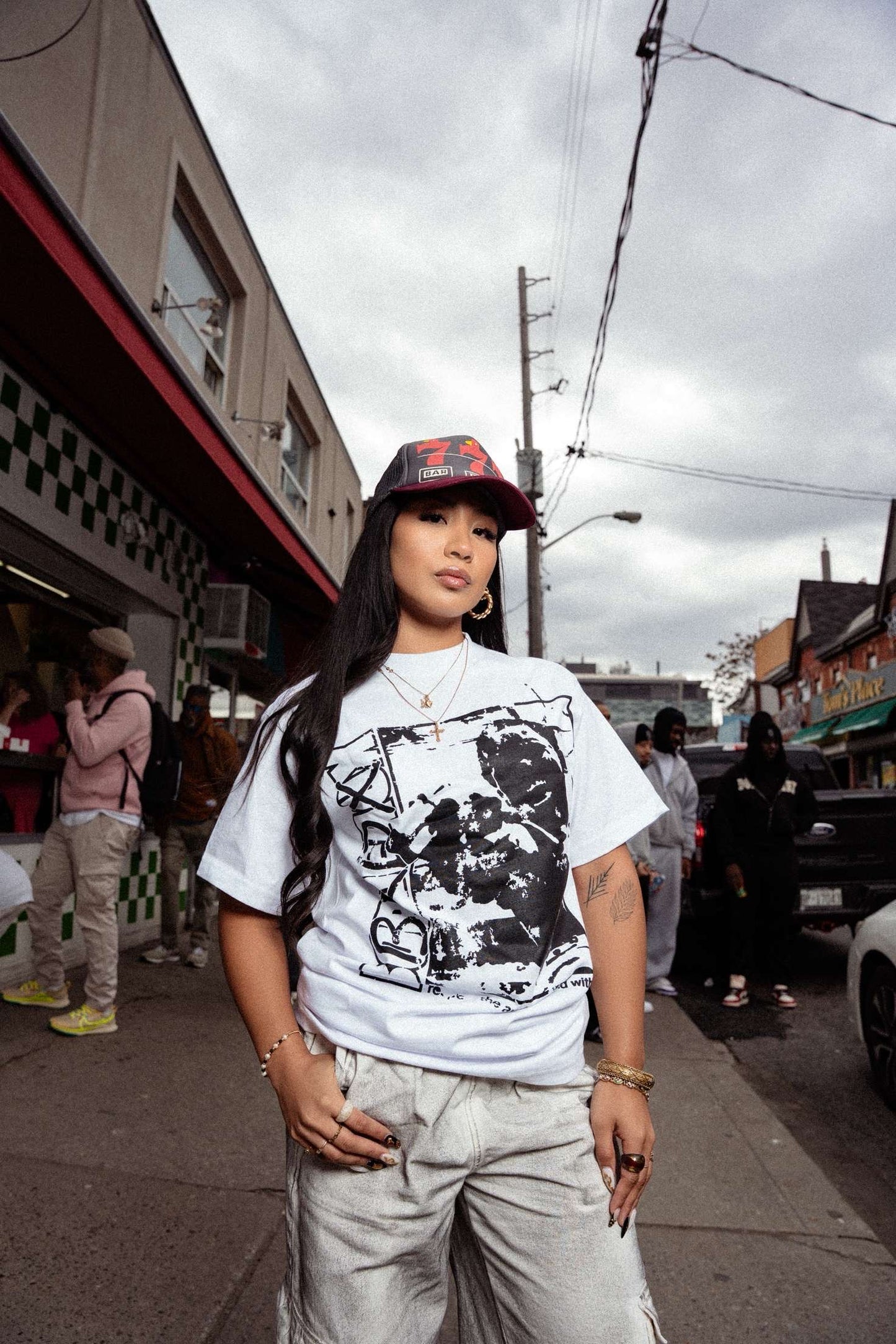 White & Black "Art of Chaos" Tees