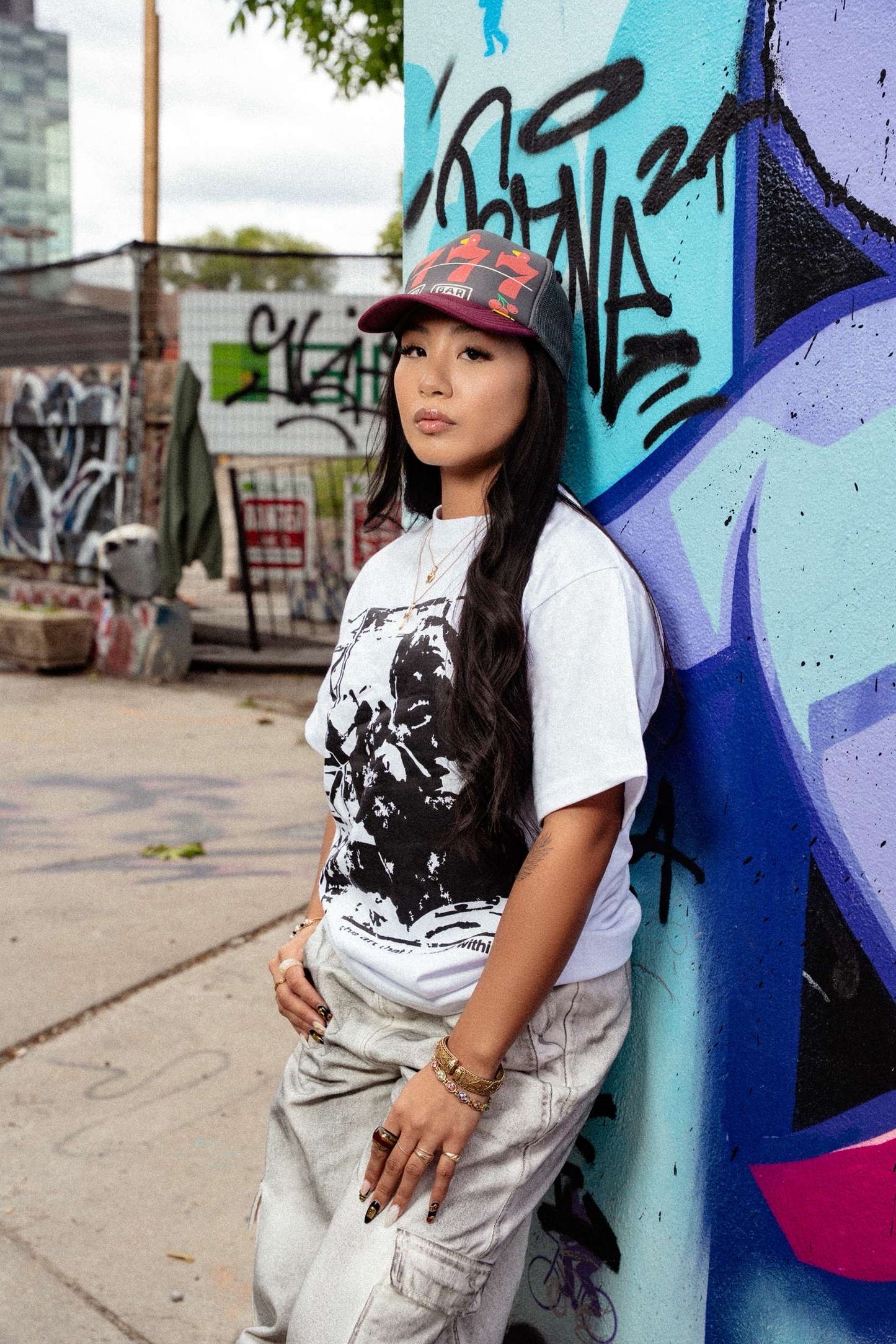 White & Black "Art of Chaos" Tees