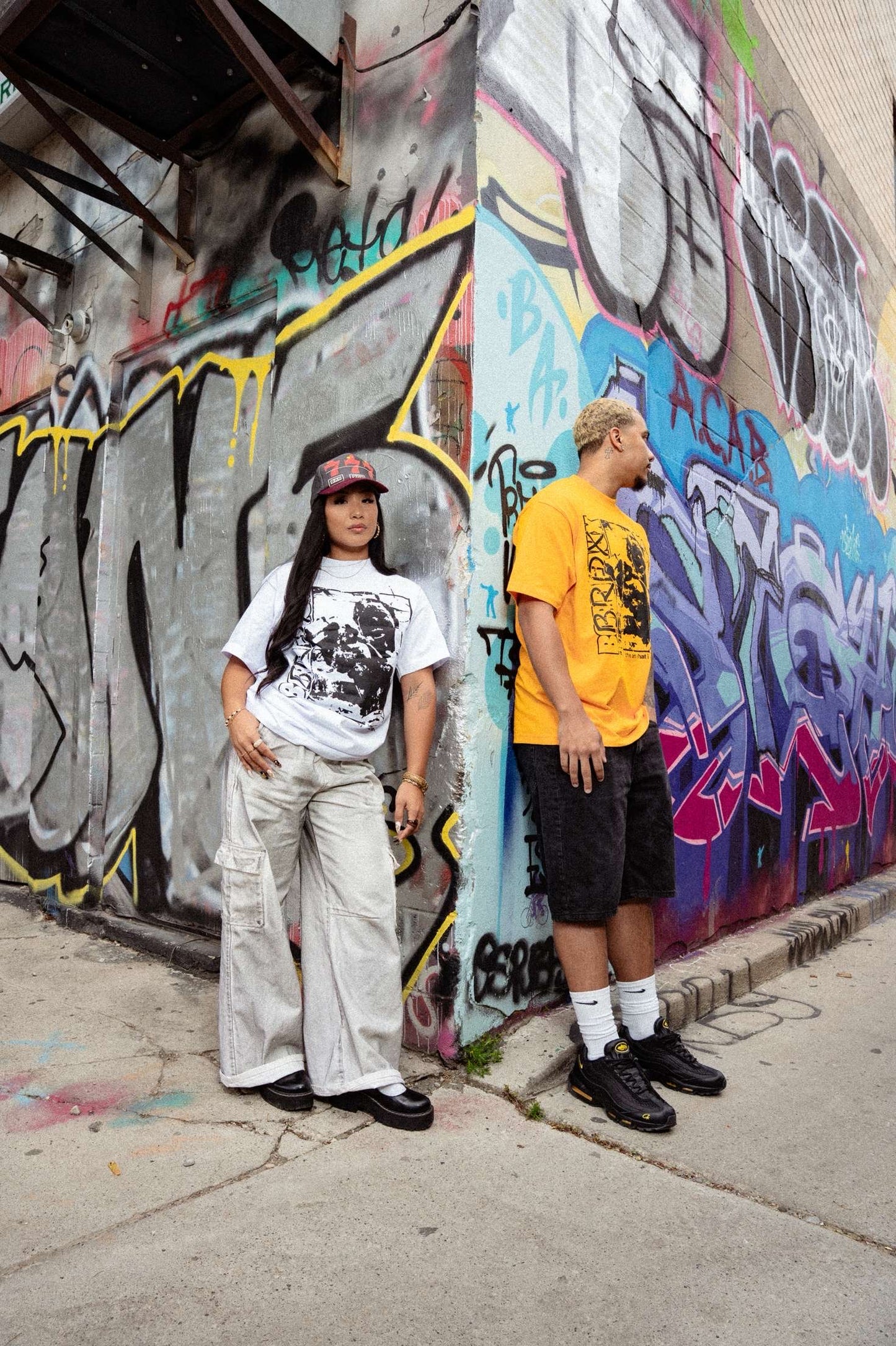 Yellow & Black "Art of Chaos" Tees