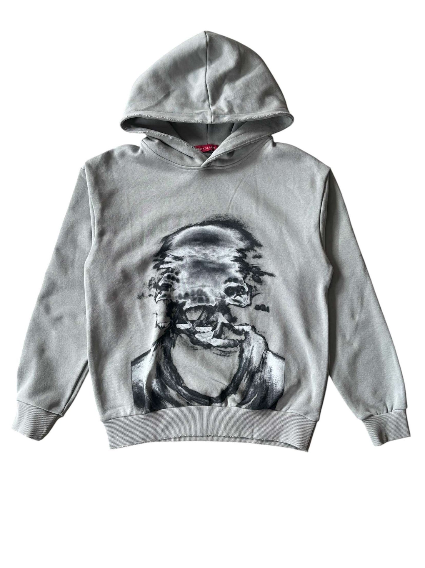 Bordeaux " State of Mind" hoodie Grey