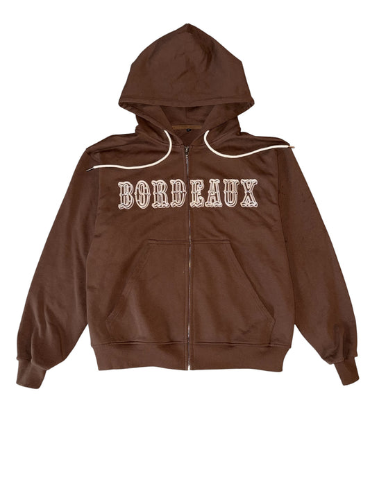 Mocha Rhinestone Hoodie